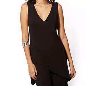 Black Knit Reversible Tunic Top - Ny&C Style System